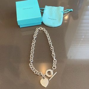 Tiffany & Co Heart Toggle Necklace